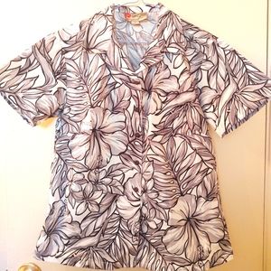 Hilo Hattie Women's Hawaiian Shirt Size M